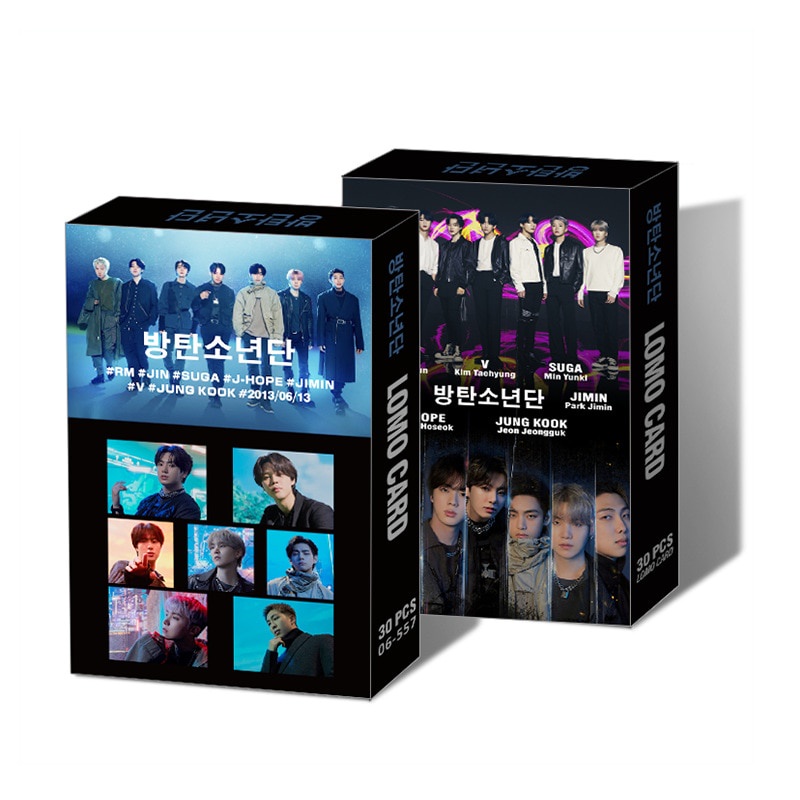 Hộp 30 ảnh nhỏ lomo card BTS Kpop Bangtan Boys album mới 2022