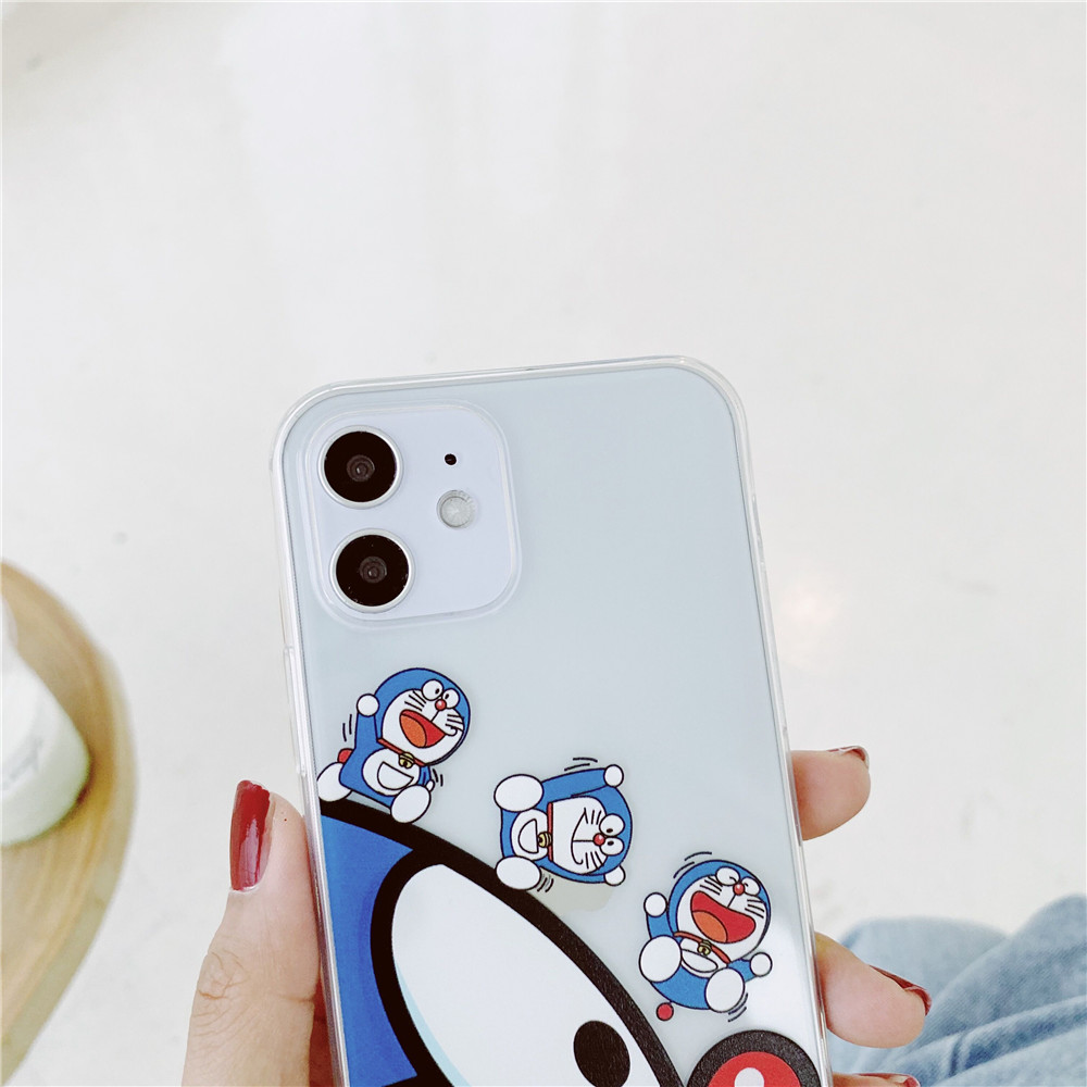 Ốp Điện Thoại Họa Tiết Hoạt Hình Doremon Dễ Thương Cho Iphone 12 Pro 12 mini 11 Pro MAX XS MAX XR X 7 8 plus se 2020