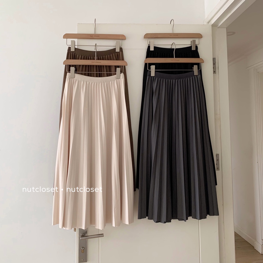 Chân váy xếp li cạp chun _ CV0051