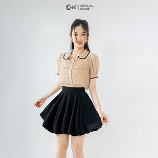 Chân váy nhún phồng gấu CCHAT