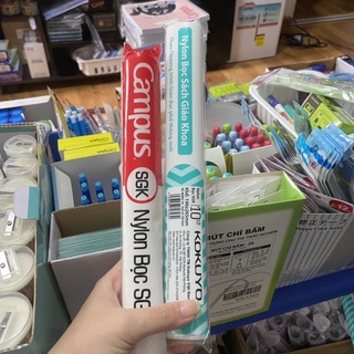 Bọc Sách Giáo Khoa Campus Khổ B5 (kích thước 17x24 và 19x26.5)