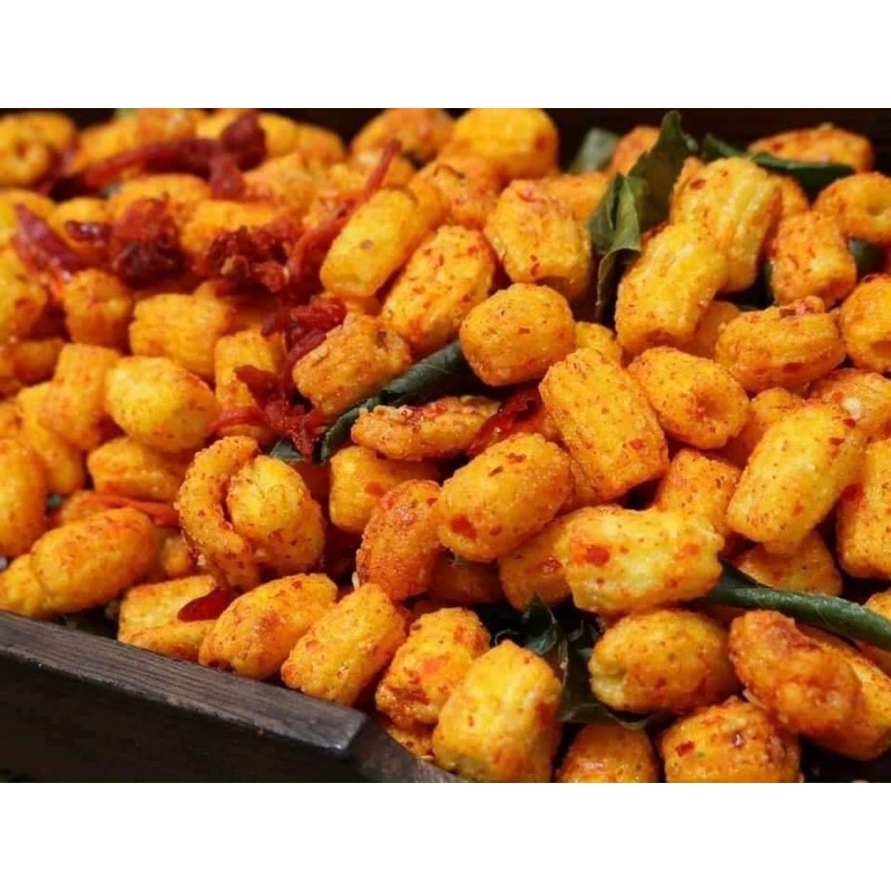 NUI BÒ SẤY LÁ CHANH 500gram