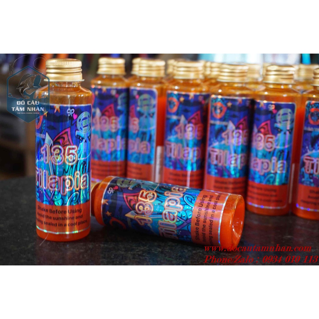 01 chai hương liệu 135 chuyên câu Rô Phi - Diêu Hồng 120ML