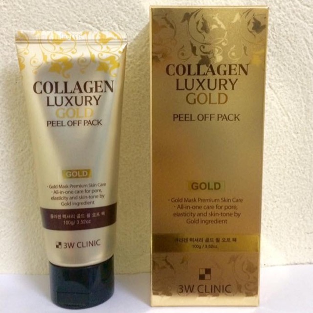 Mặt Nạ Lột Tinh Chất Collagen &Luxury Gold Peel Off Pack 3W Clinic