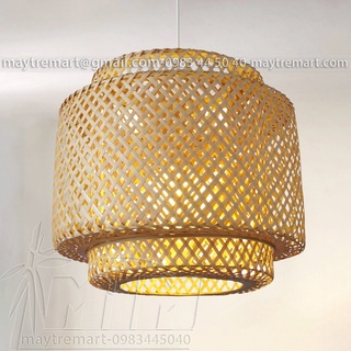Đèn tre MTDT53 - Đèn mây tre, Đèn trang trí, Đèn treo thả
