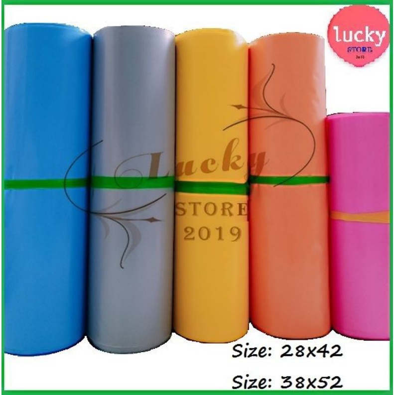 1kg Túi Gói Hàng Túi Niêm Phong Tự Dính size 28x42cm, 38x52cm- Bao Ship hàng dán miệng- Lucky Store