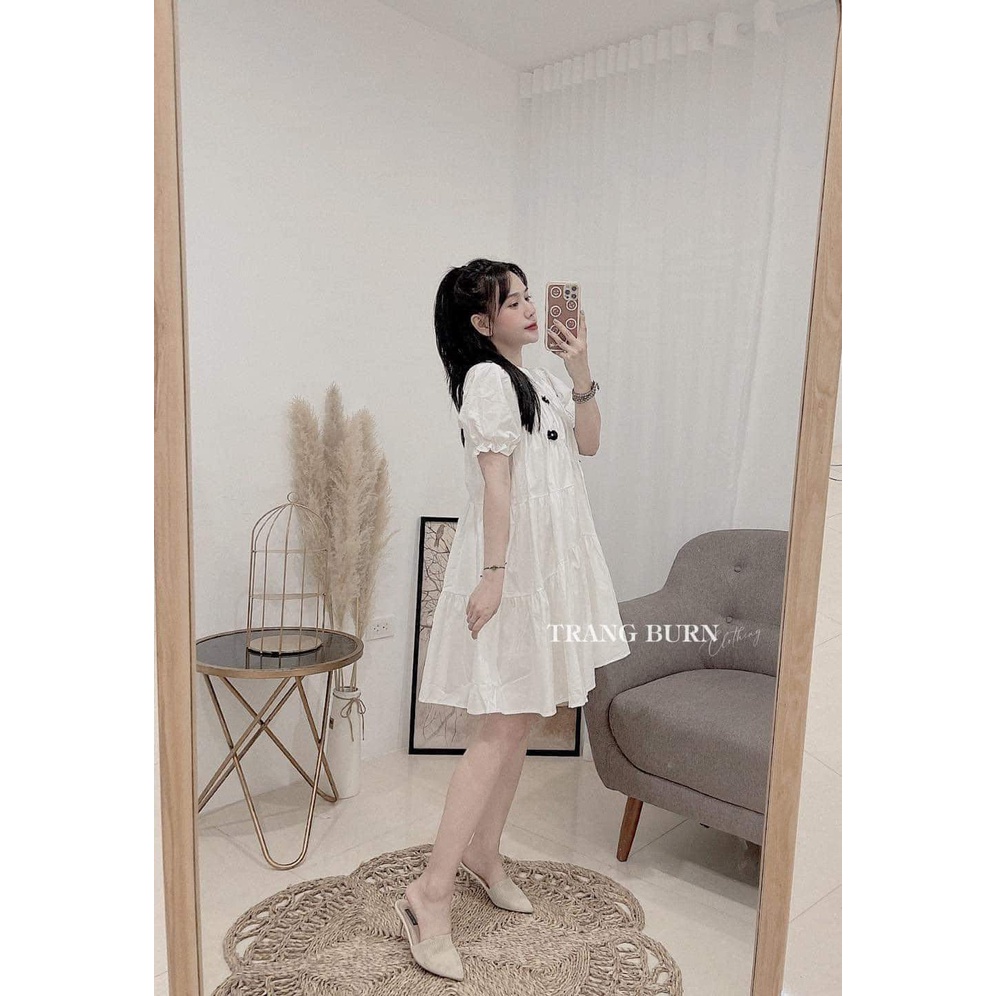 Shop Bầu Xinh Váy bầu đầm bầu cao cấp💕chất kẻ Hàn Châu siêu đẹp❤️free size 43~68kg - Tổng kho váy bầu - HT-Kids