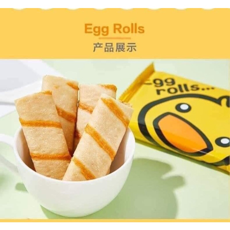Bánh trứng cuộn giòn Kaman Egg Roll 50k/ gói