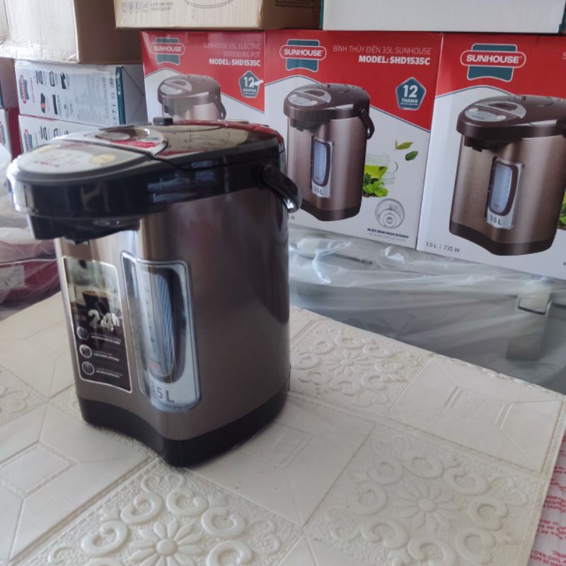 Bình Thuỷ Điện SUNHOUSE SHD1535 dung tích 3.5 lít hàng chính hãng