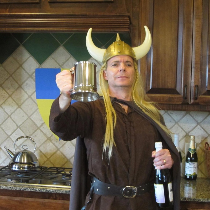 ✿ Nón Bảo Hiểm Hóa Trang Halloween Phong Cách Viking