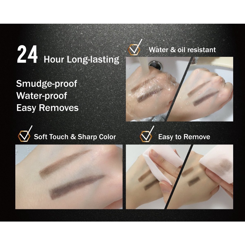 Chì kẻ chân mày tam giác PSK Triangular Eyebrow Pencil 0.2g