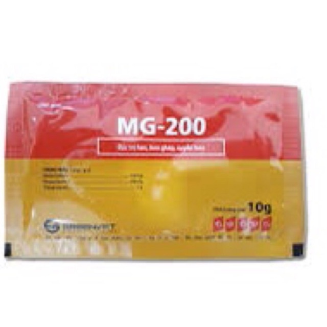 1 gói MG-200 dùng cho gà vịt ngan heo