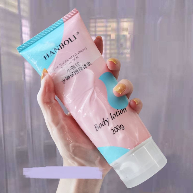 [Hàng mới về] Kem tẩy tế bào chết chiết xuất đào cho cơ thể / Sữa dưỡng thể làm trắng da