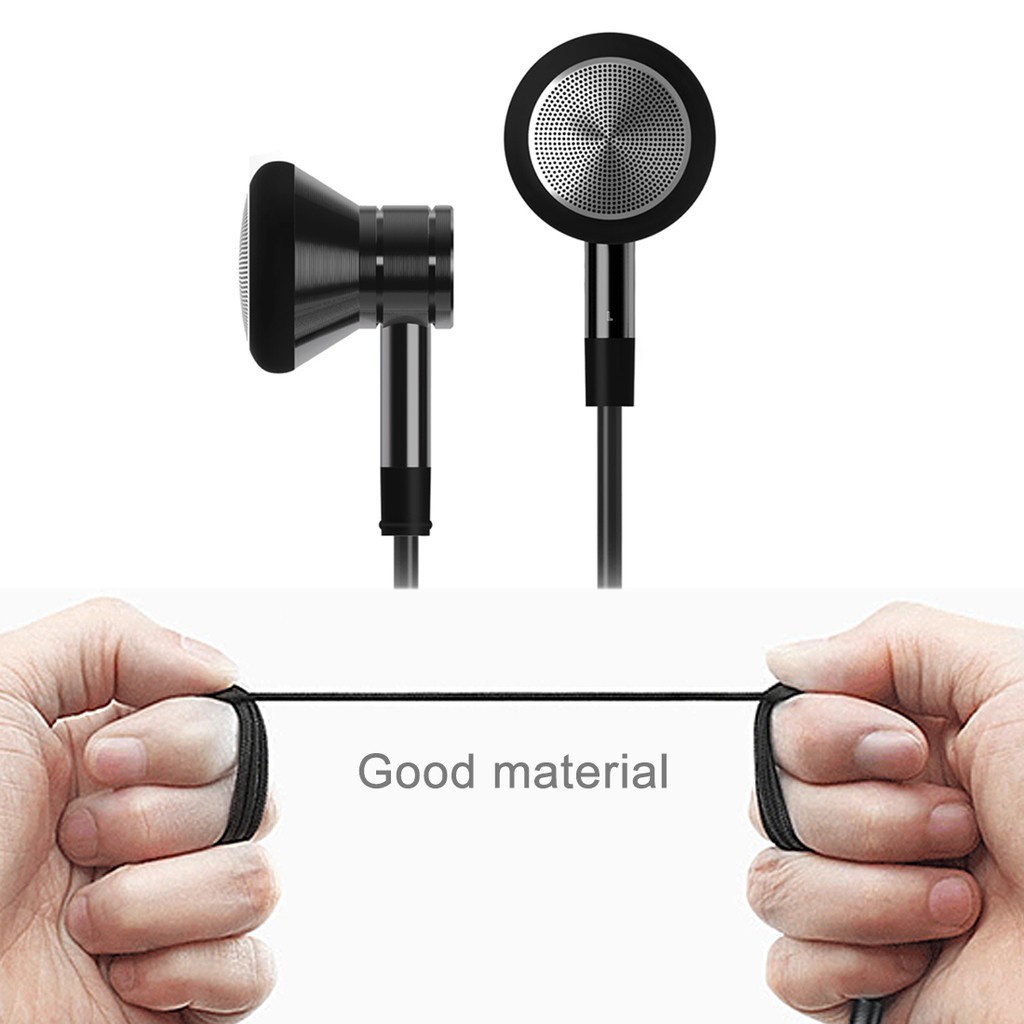  Xiaomi 1MORE Woven Style Wired Control In-Ear Piston Earphone Stereo HiFi EarCup  Bbig size