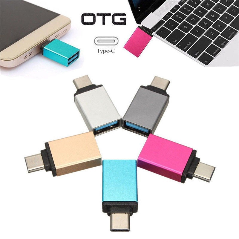 Cổng truyền dữ liệu hợp kim nhôm cổng USB loại C sang USB 3.0 A tiện dụng