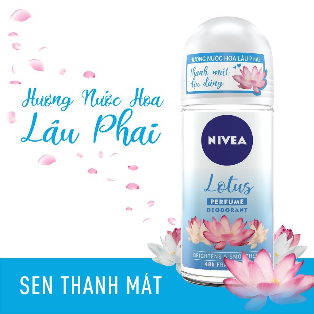 Lăn ngăn mùi Nivea thơm mát ngăn vệt ố vàng 150ml