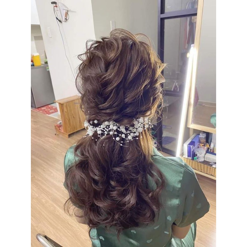 Dây ngọc cài tóc