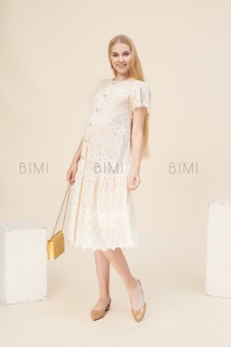 ĐẦM REN KEM MIDDI - BIMI
