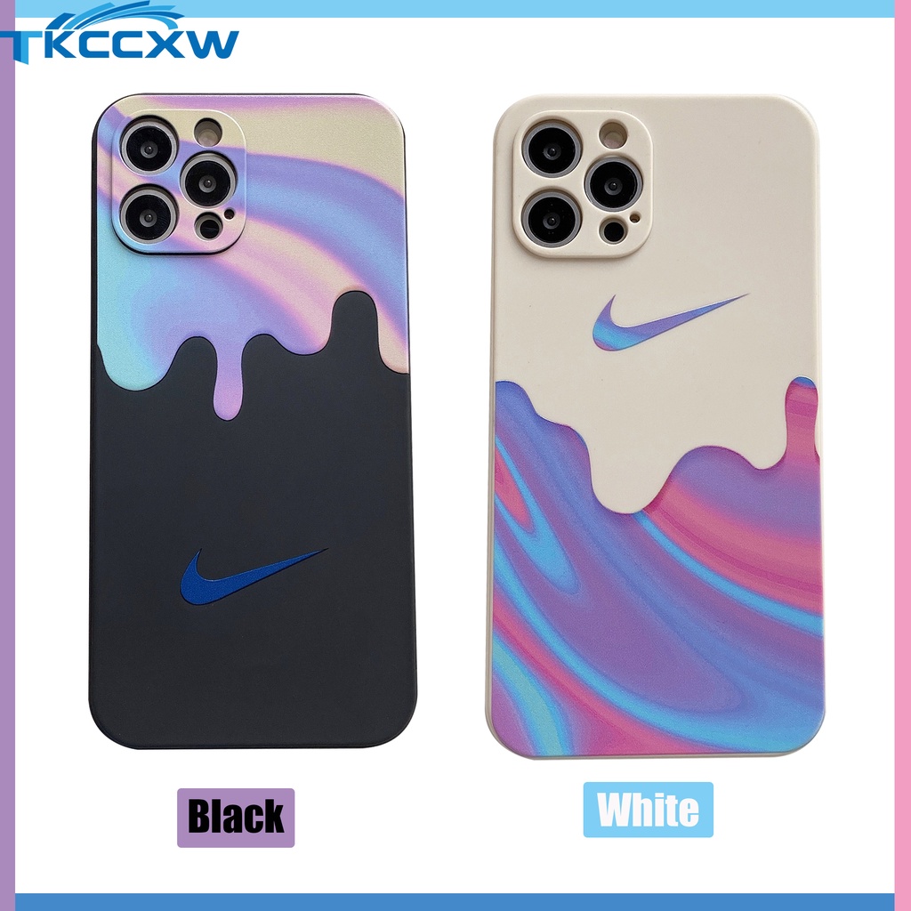 Ốp điện thoại silicon mềm hình que kem cầu vồng cho Samsung Galaxy S21 S20 S10 Plus S20 S21 Ultra S20 Fe Note 10 S10