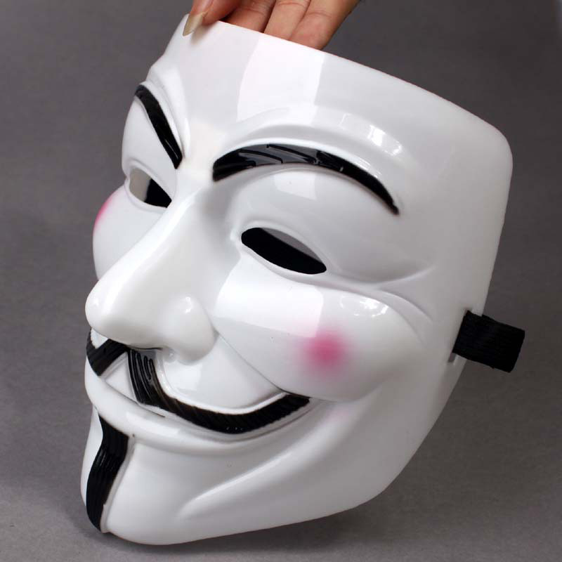 Mặt Nạ Hóa Trang Hacker V-Line Cho Halloween