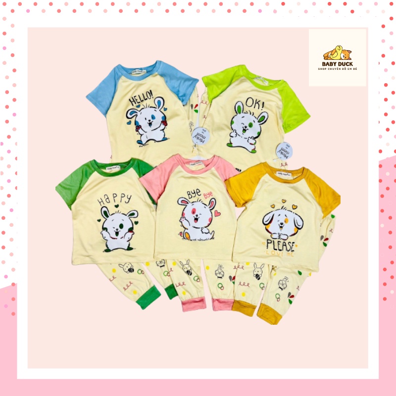 Quần áo bé trai và bé gái tay ngắn quần dài Minky Mom chất liệu thun lạnh thoáng mát size 80-150cm