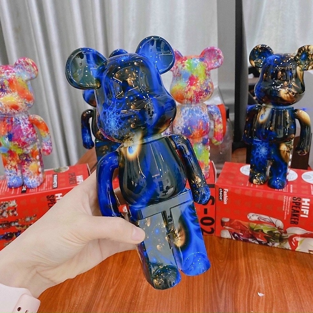 Loa Bluetooth Bearbrick Nghe Nhạc cực hay, Gấu Mini  hàng loại 1 Kết Nối Blueooth 5.1 Siêu Hot - Âm Đỉnh, Màu Sang chảnh