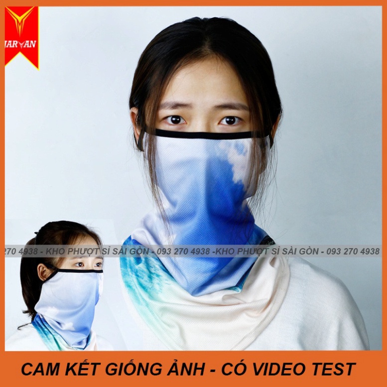 CHỌN MÀU - Khăn trùm cờ Mỹ tam giác đa năng chống tia UV cao cấp - Khăn ống tam giác đa năng Javan chống bụi biker