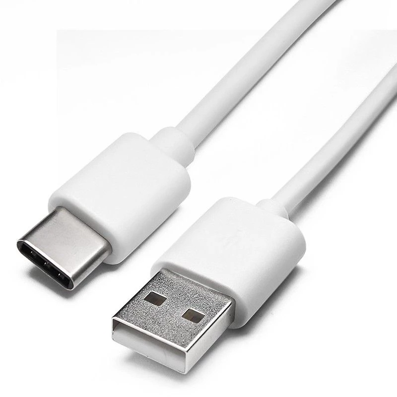 Cáp sạc nhanh USB Type C 5A dài 1m màu trắng cho Huawei / Xiaomi / Samsung