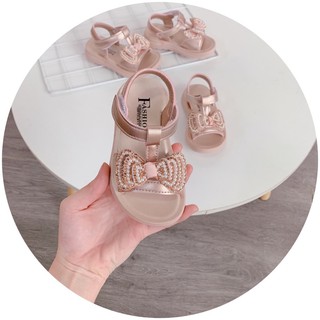 Sandal nơ hồng cho bé