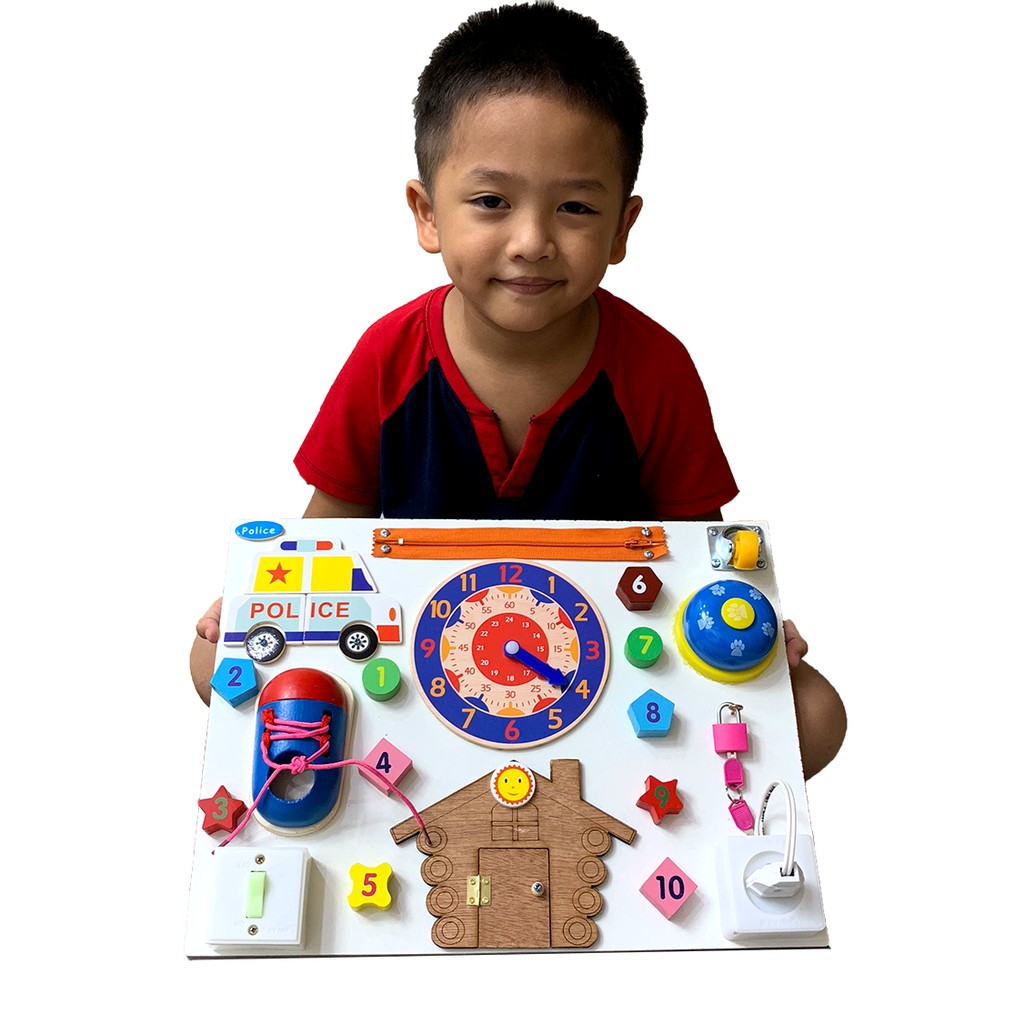 Bảng Bận Rộn Busy Board An Toàn Và Phát Triển Các Kỹ Năng Cơ Bản Cho Bé