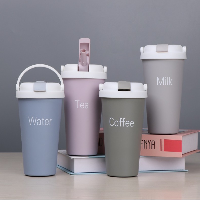 Ly giữ nhiệt 500ml có quai cầm có ống hút , kèm quà tặng | BigBuy360 - bigbuy360.vn