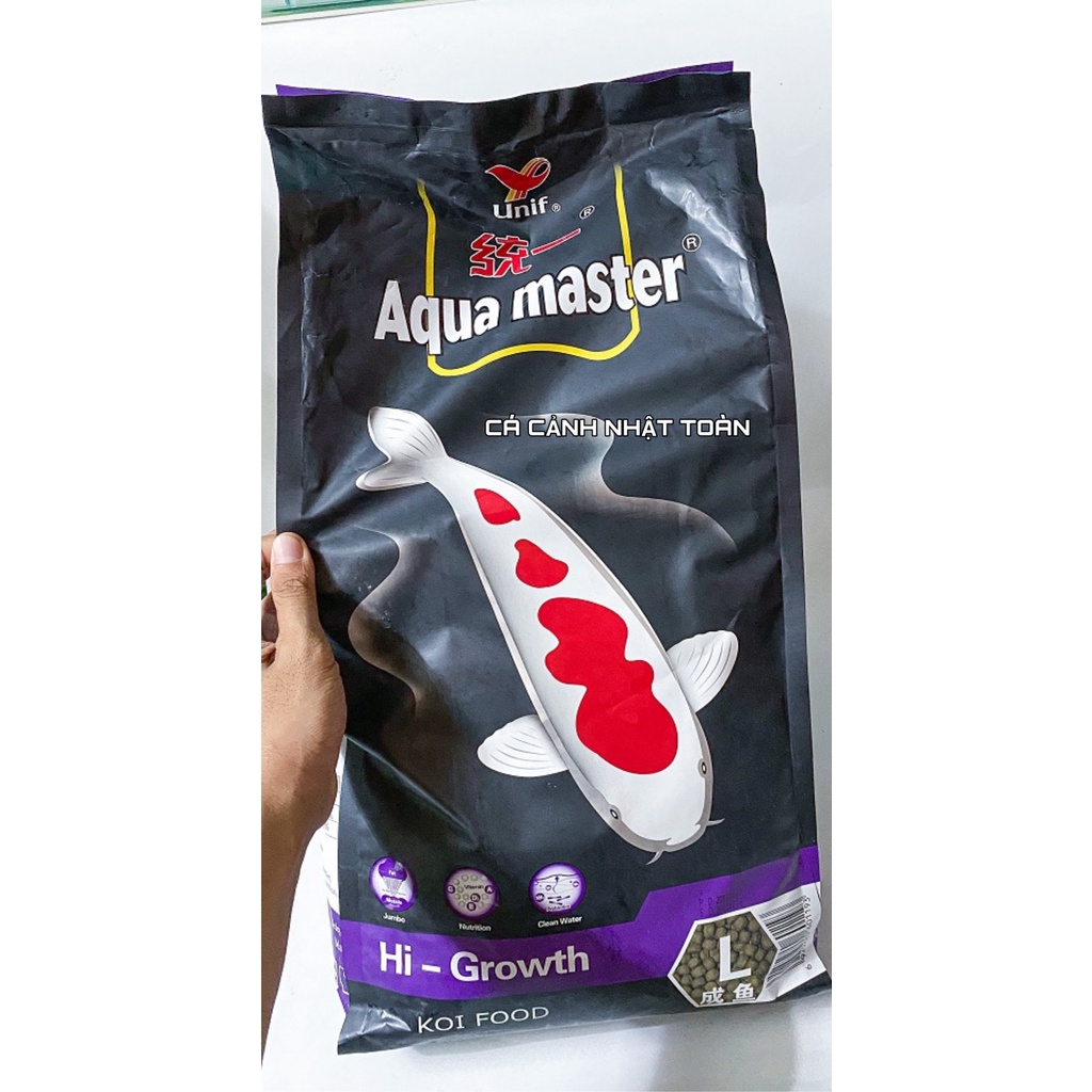 AQUAMASTER HI GROWTH 42% PROTEIN CÁ KOI TÚI 5KG