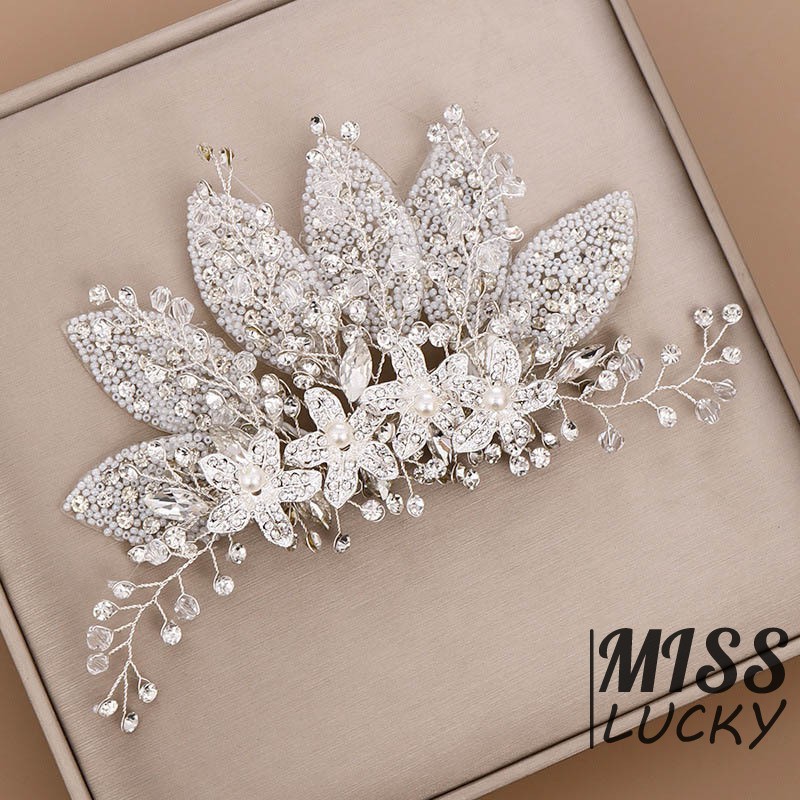 Lược cài tóc kiểu dáng thời trang thanh tú cho cô dâu