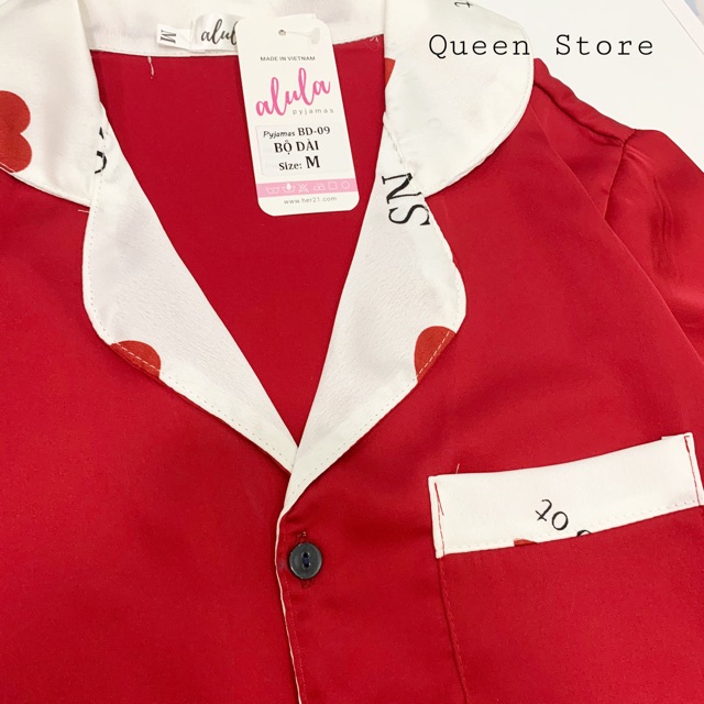 Bộ Ngủ Lụa Cao Cấp Tay Ngắn Quần Dài  [ Chất: Mềm, Mịn, Mát ] Hàng Có Size, Quần Có Túi | BigBuy360 - bigbuy360.vn