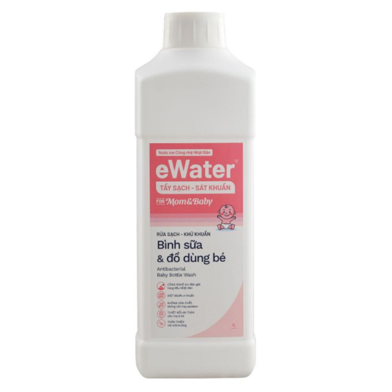 RỬA SẠCH KHỬ KHUẨN BÌNH SỮA & ĐỒ DÙNG CHO MẸ VÀ BÉ EWATER - JWS