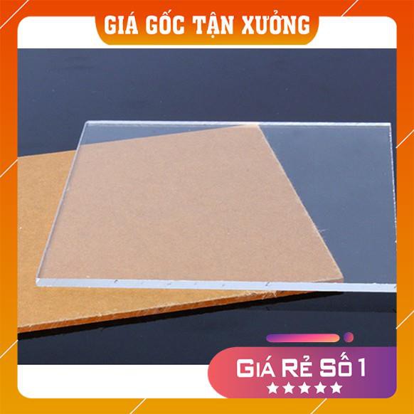 [Giá Gốc Tận Xưởng] Tấm mica trong suốt Size A4(29,7*21cm) độ dày 2mm,3mm,4mm,5mm [Hàng có sẵn - giá rẻ]