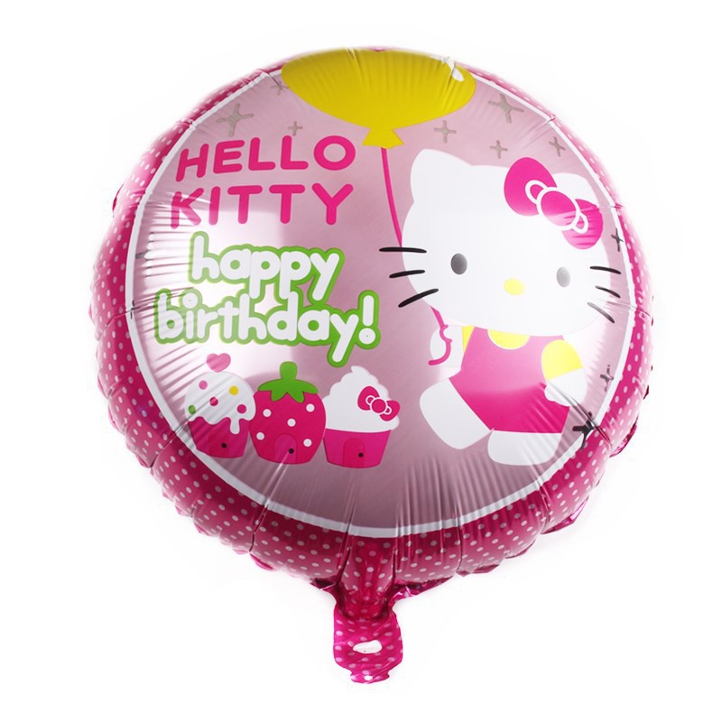 Bong bóng hình Hello Kitty 18 inch trang trí tiệc sinh nhật cho bé