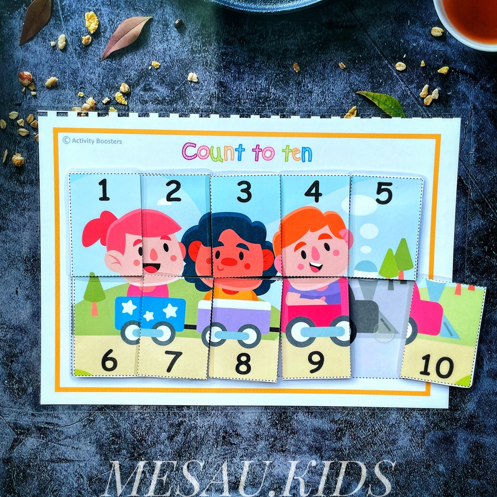 Học Liệu Bóc Dán Montessori MESAUKIDS Đồ Chơi Giáo Dục Đồ Chơi Phát Triển Trí Tuệ Thông Minh Cho Bé Nhiều Chủ Đề