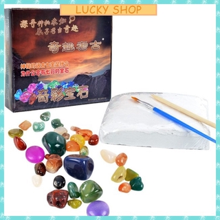 L&K Ancient Model Toy Archeology Gems Excavator Stick DIY Puzzle Parent-child Interactive Hands-on Fun
