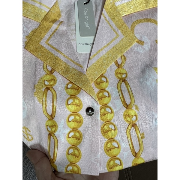 [Hàng sẵn] pijama lụa xước Quảng Châu cao cấp tay dài đô nan vàng