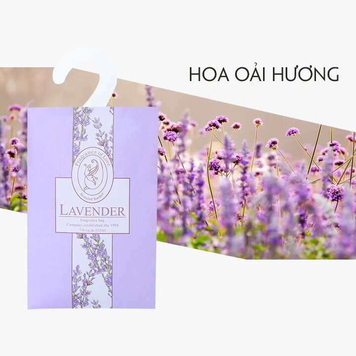 Túi Thơm Hương Hoa Tự Nhiên Khử Mùi Làm Thơm Phòng, Tủ Quần Áo, Xe Hơi