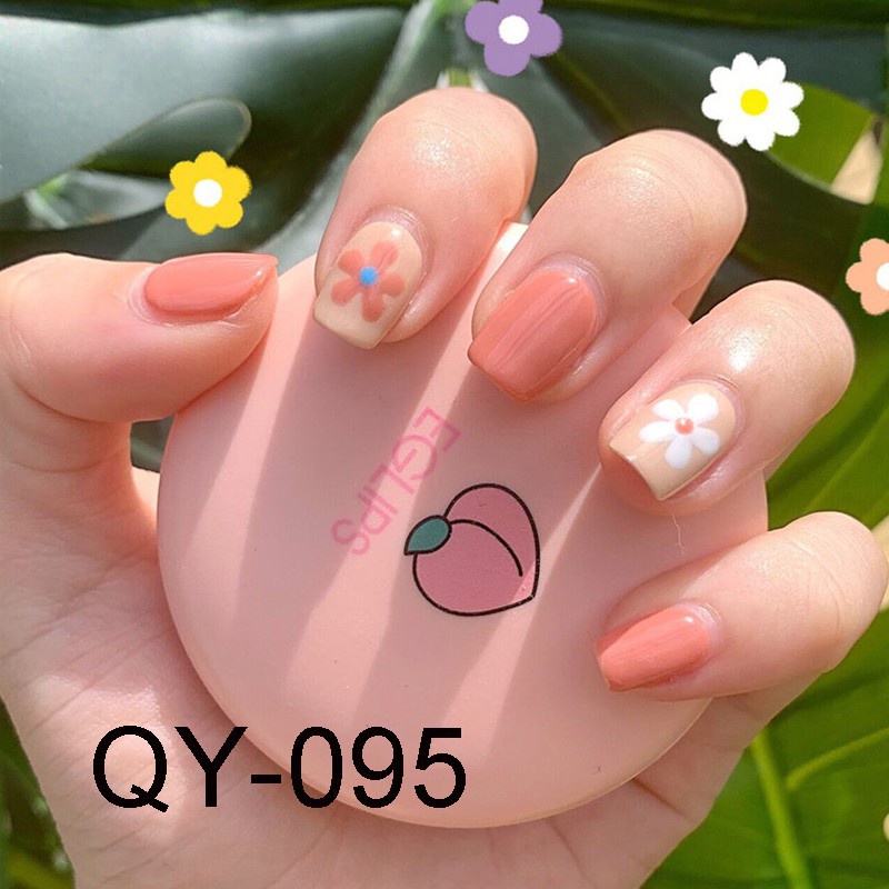 [Hàng mới về] Set 14 sticker dán móng tay họa tiết 3D xinh xắn hợp thời trang