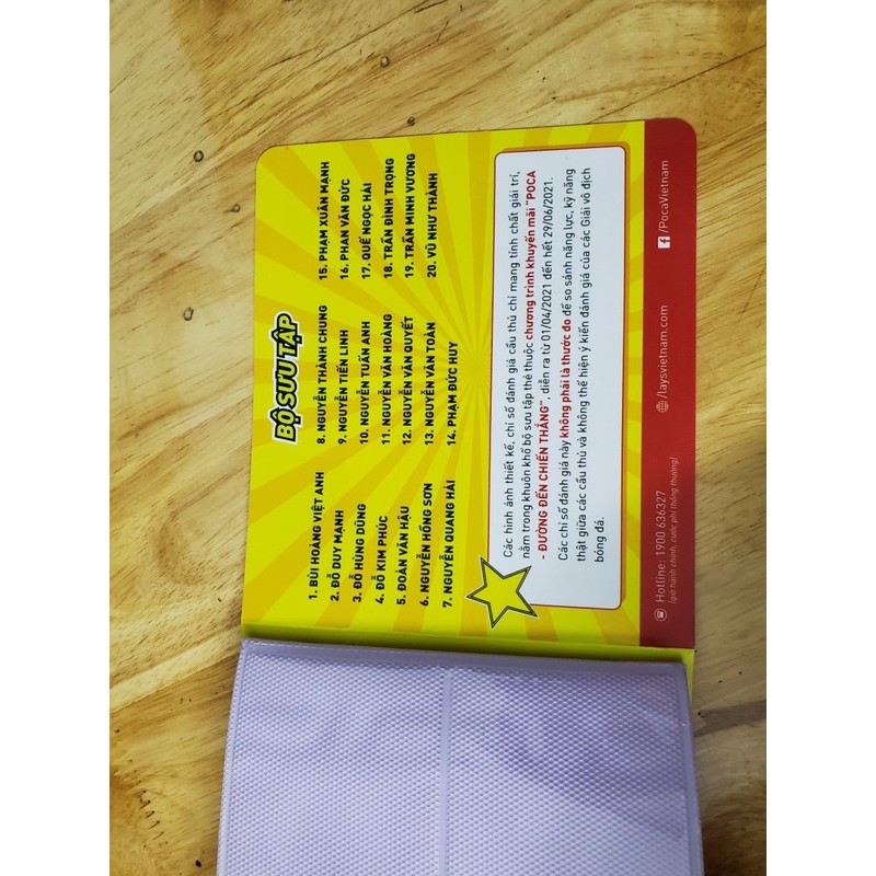 FULL ALBUM + thẻ Poca Đội Tuyển Việt Nam Mùa 2020-2021 Mới 100% | Có GRAB,NOW SHIP Trong Ngày