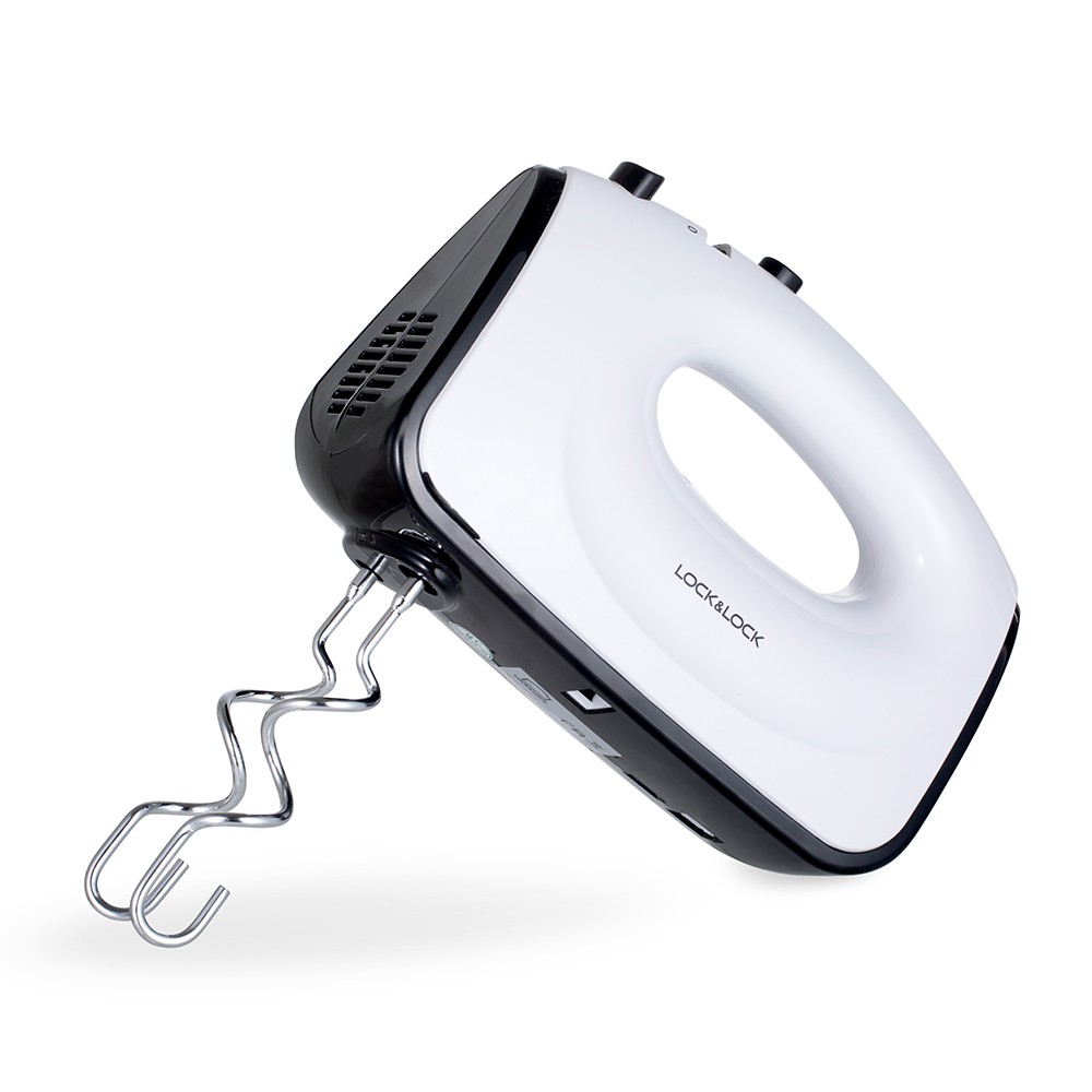 Máy Đánh Trứng Lock&amp;Lock Hand Mixer 300W - màu đen EJM501BLK