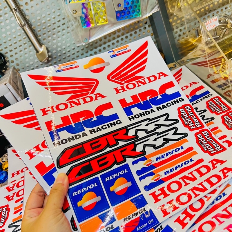 Tem Decal Set Sticker HRC ✌🇻🇳