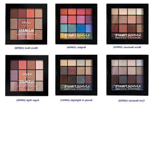 Bảng phấn mắt NYX 12 ô & 16 ô NYX Ultimate Multi Finish Shadow Pallette hàng xách tay Mỹ