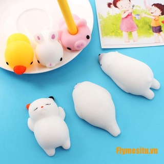 1 Đồ Chơi Bóp Đàn Hồi Hình Mèo