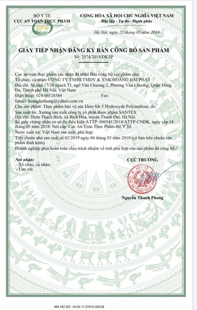 Sắt 3 hydroxyde polymaltose hộp 20 ống