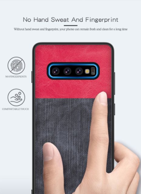 Ốp lưng Samsung Galaxy S10 FREESHIP Từ 50k chống sốc vân da bò thời trang cao cấp