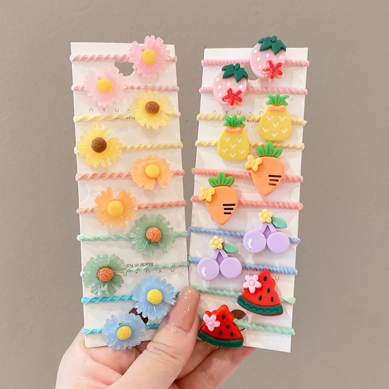 Dây buộc tóc cao su dễ thương cho bé gái yrshop